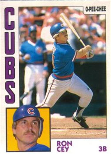 1984 O-Pee-Chee Baseball Cards 357     Ron Cey